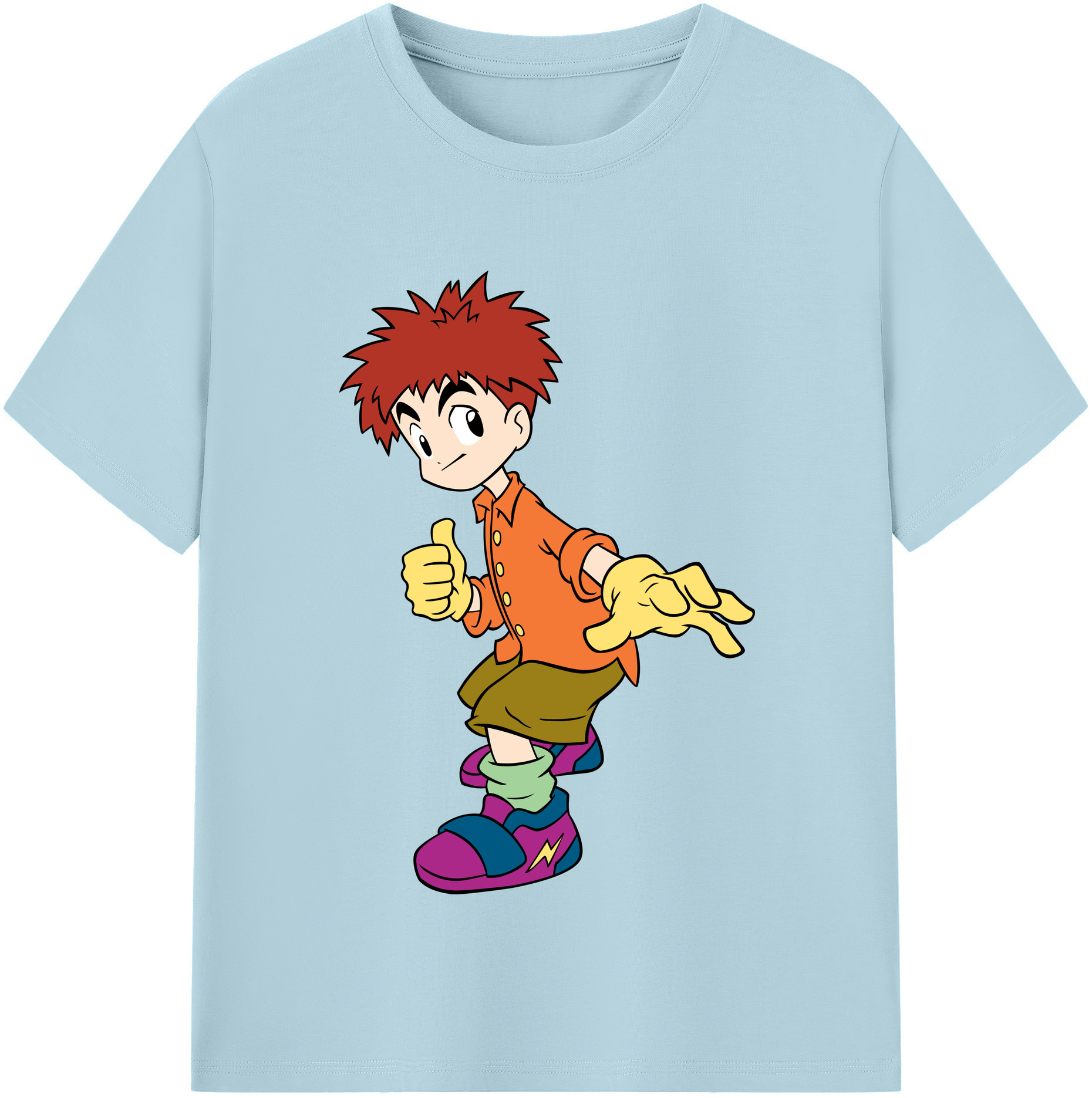 （画像用） Digimon デジタルモンスター/デジモン 綿100％半袖Tシャツ（フロントプリント）